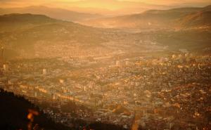 Foto: AA / Zalazak sunca u Sarajevu
